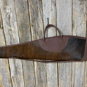 Handmade leather rifle case, Rifle carrier,