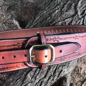 Handmade Cowboy Gunbelt, Bullet Loop, Ammo Belt, for .22, .38, .357 ...