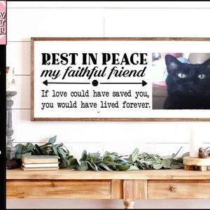 Faithful Friend SVG File - Rest in Peace My Faithful Friend Sign - Dog Lover Gift - Cat Lover PNG - Animal Lover SVG