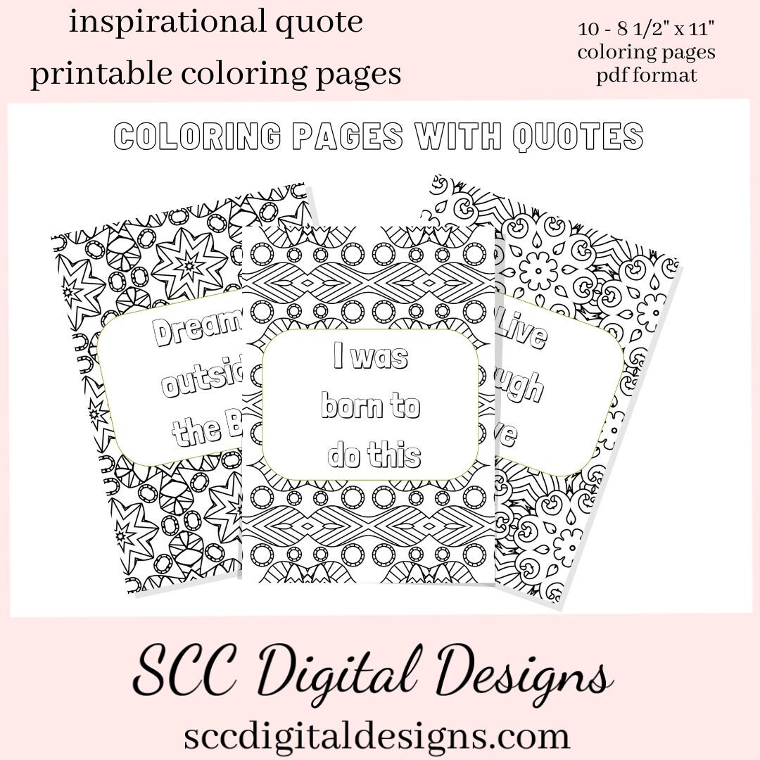 Adult Coloring Pages, Mandala Printable Wall Art, Print at Home ...