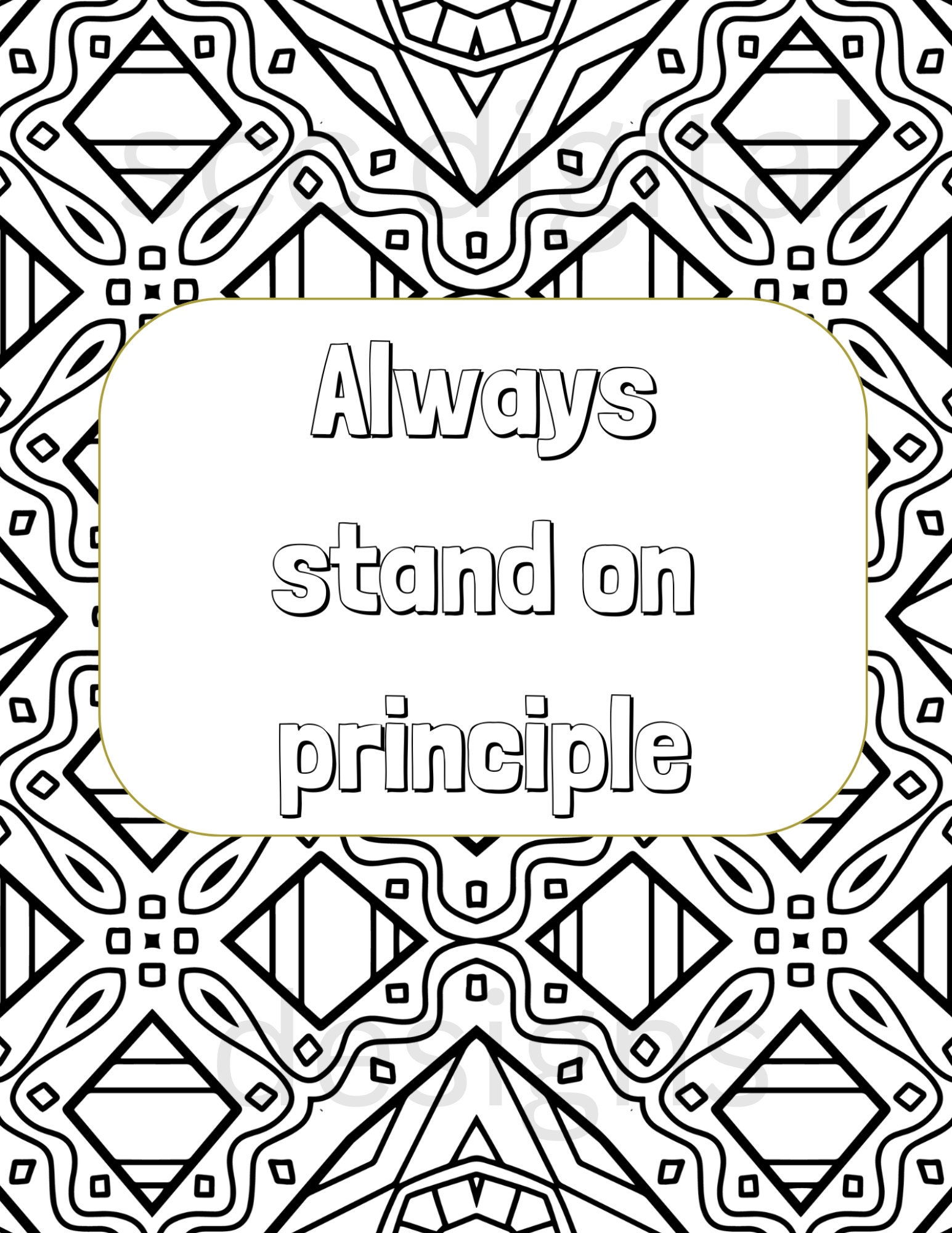 Adult Coloring Pages Mandala Printable Wall Art Print at - Etsy