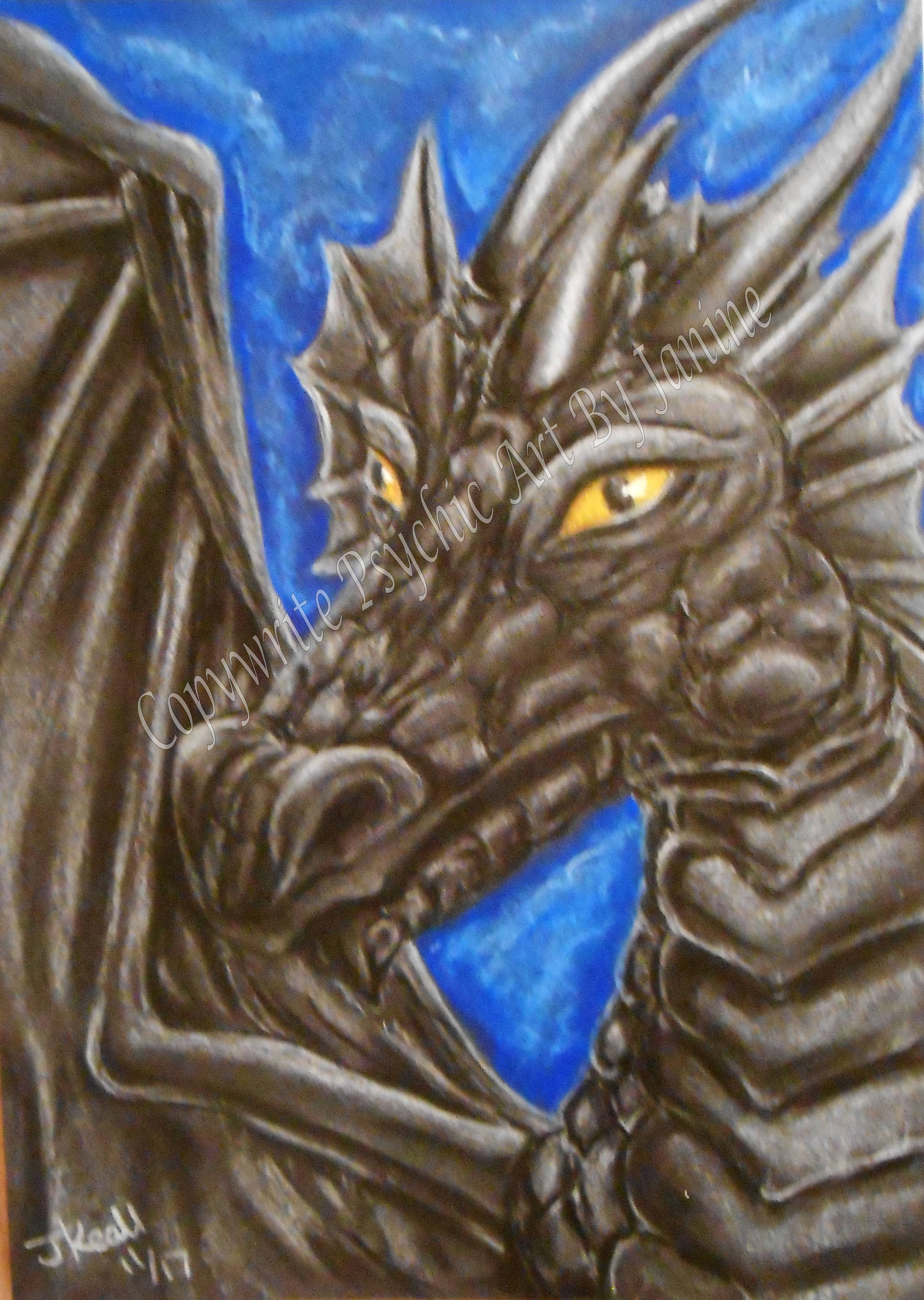 Spirit Art Dragon Guide Portrait Personal and Unique to You | Etsy
