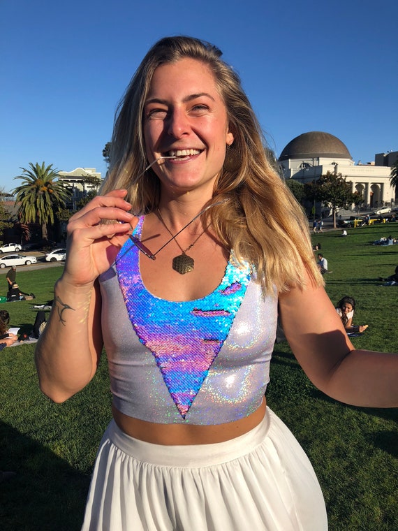 white bralette festival