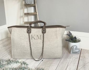 Bolso con iniciales Bolso con monograma Bolso de fin de semana Bolso de noche personalizado Bolso de viaje de lujo para equipaje de mano Bolso con correa Bolso para mujer