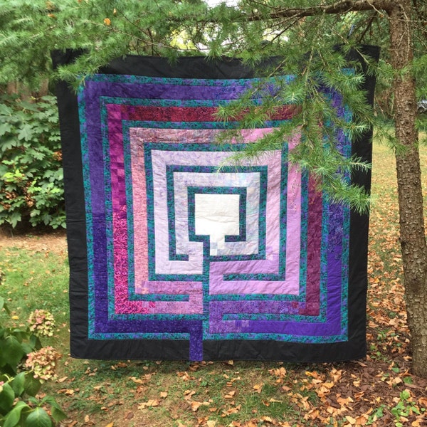Labyrinth Quilt Pattern - Etsy