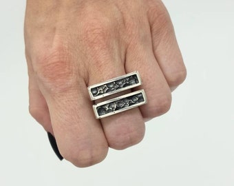Equality Statement Ring - Sterling Silver or Bronze - BLM -LGBTQ - 30% voor non-profit organisaties, zie beschrijving