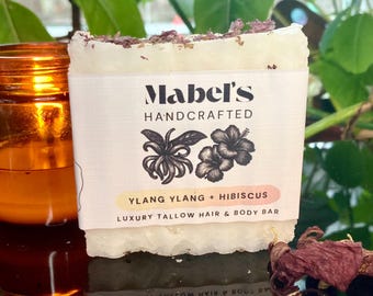 Ylang Ylang + Hibiscus Luxe talghaar- en bodybar