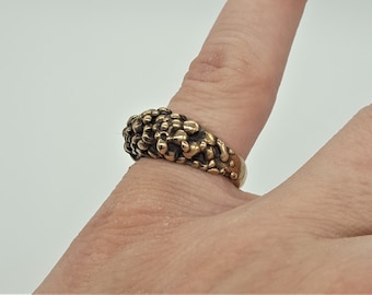 Bubble Coral Ring - Brons - Uniek