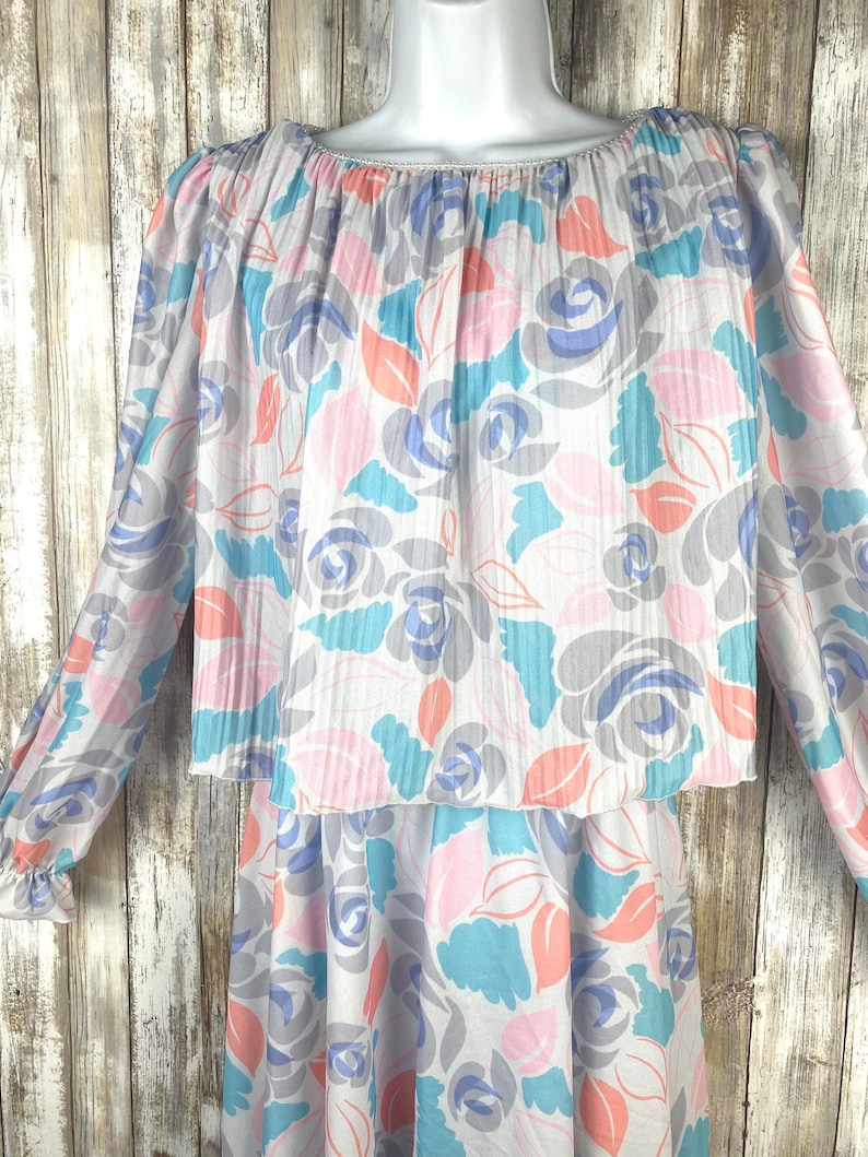Vintage Boston Maid Floral Dress size10