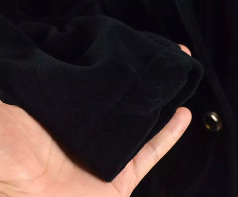Vintage Regina Porter Women Size Small Black Jacket Zipper Button Down