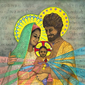 La Sagrada Familia - La Sacra Famiglia - Stampa artistica