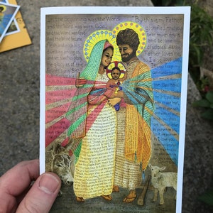Sainte Famille - Carte de Noël - Forfaits