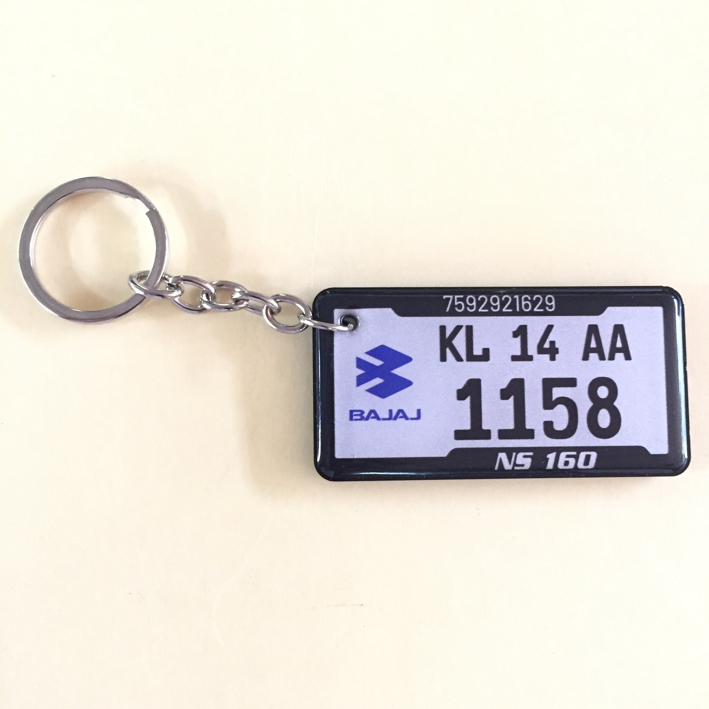 Vehicle licence/ number plate Gel keychain Etsy