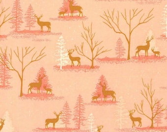 Deers in Winterland | Cozy & Magical | Maureen Cracknell / Art Gallery Fabrics