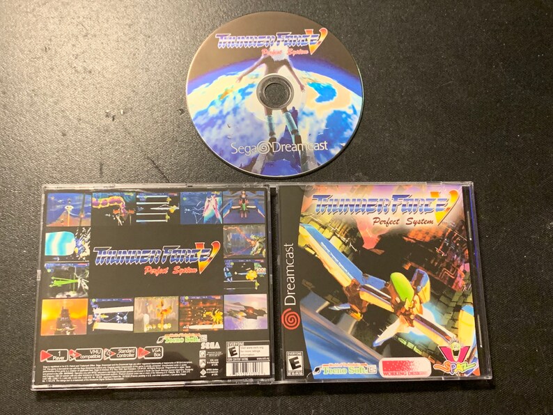 Sega Dreamcast Thunderforce V Perfect System Homebrew Game
