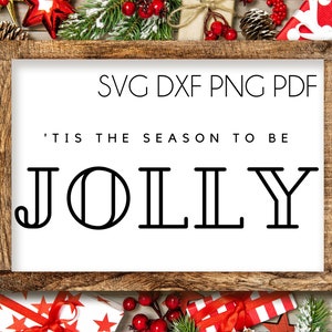SVG DXF Holiday Christmas Phrases Instant Digital Download, Merry and Bright, Cut File Image for Cricut and Silhouette, Winter Svg