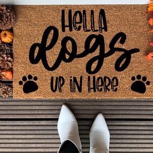 SVG PNG DXF Funny Dog Cut File Image, Sublimation Prints, Crazy Dog Lady Doormat Stencil, Rescue Dog Mom pdf, Adopt Don't Shop, Porch Decor
