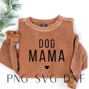 SVG DXF PNG Hond Moeder Gesneden Bestand, Sublimatie Afbeelding, Auto Decal, Hond Ras, Bont Mama, Tumbler Hond Lover Sticker, Cricut, Silhouet