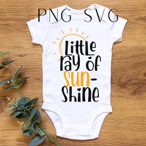 Ray of Sunshine SVG PNG Cut File Image para sublimación de silueta Cricut
