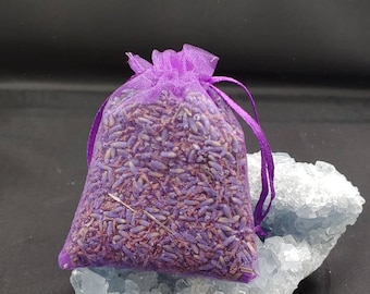 Bolsita pequeña de lavanda / Ayuda para dormir / Protección / Hechizos / Suerte / Amor