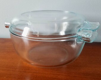 pyrex glass roaster with lid