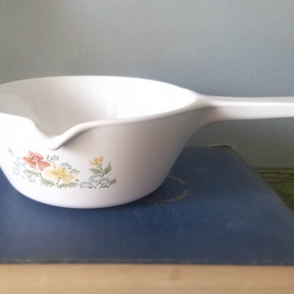 Autumn Meadow Saucepan with Spout - CorningWare - P89B - Vintage