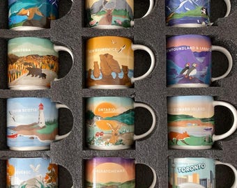 Tim Hortons Travel Collection Limited Edition Ceramic Coffee Mugs BRAND NEW - Sold Individually