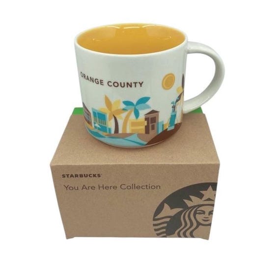 Starbucks You Are Here Collection Ceramic Coffee Mugs 14 Oz Sold Starbucks You Are Here Collection Ceramic Coffee Mugs 14 Oz Sold