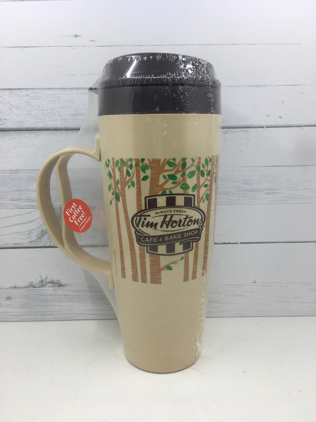 Tim Hortons Cake & Bake Shop Plastic Travel Mug Tumbler Thermo Etsy