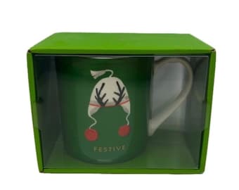 Kate Spade Things We Love Festive Christmas Mug by Lenox Brand New in Box