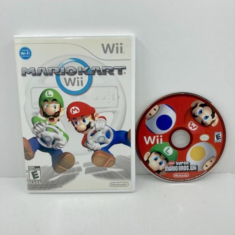 Wii Nintendo Mario Kart Wii Cd Mario Kart Wii Game – Retro Mick