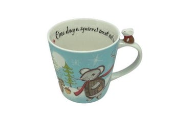 Starbucks Huxley Mouse and Squirrel Friends Bone China 2010 Mug