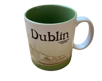 Starbucks Dublin Global Icon Collector Series Ceramic Mug Coffee Cup 16 oz