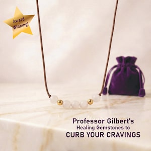 Curb your Cravings Gemstone Necklace • Peace Agate Chalcedony