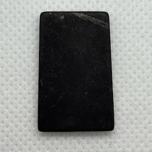 Shungite Phone Sticker (Rectangular) • Natural & Raw • EMF clearing • Anti Radiation • 1 Inch • 25mm × 15mm Diameter