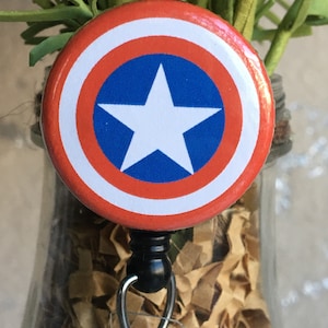 Porte-insigne de symbole de Captain America
