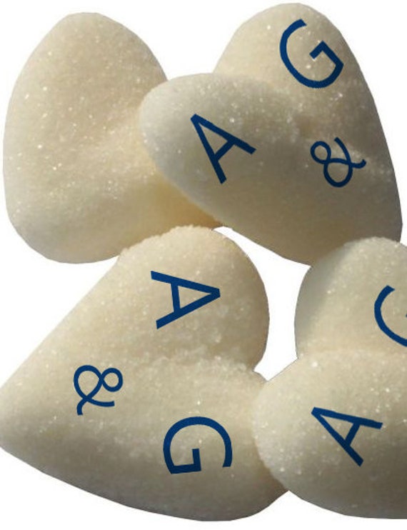 Bonbons Personnalisés X 20, Saint Valentin, Mariage, Coeur Blanc Imprimés Selon Vos Envies