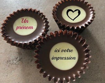 Cioccolato personalizzato secondo i tuoi gusti x 20, diversi gusti tra cui scegliere