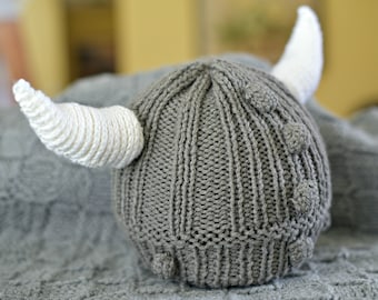 Viking Knit Hat (Handmade)