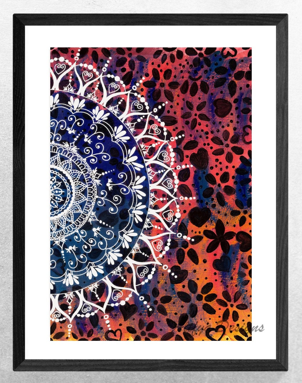 Mandala Art Prints Geometric Zen Wall Art Wall Art Home - Etsy