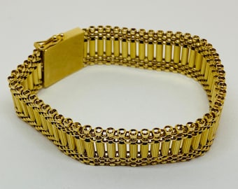 ★SENTIMENTS★ NO.430 [GOLD] BRACELET 14K Yellow Gold Bracelet (7 Inches) *VINTAGE* - Etsy