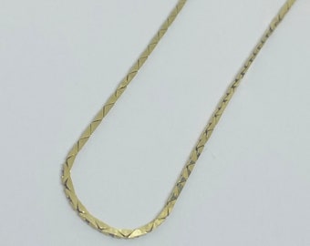 14K Yellow Gold Extra Long Chain (24 1/2 Inches, 1 mm in Width) *VINTAGE*