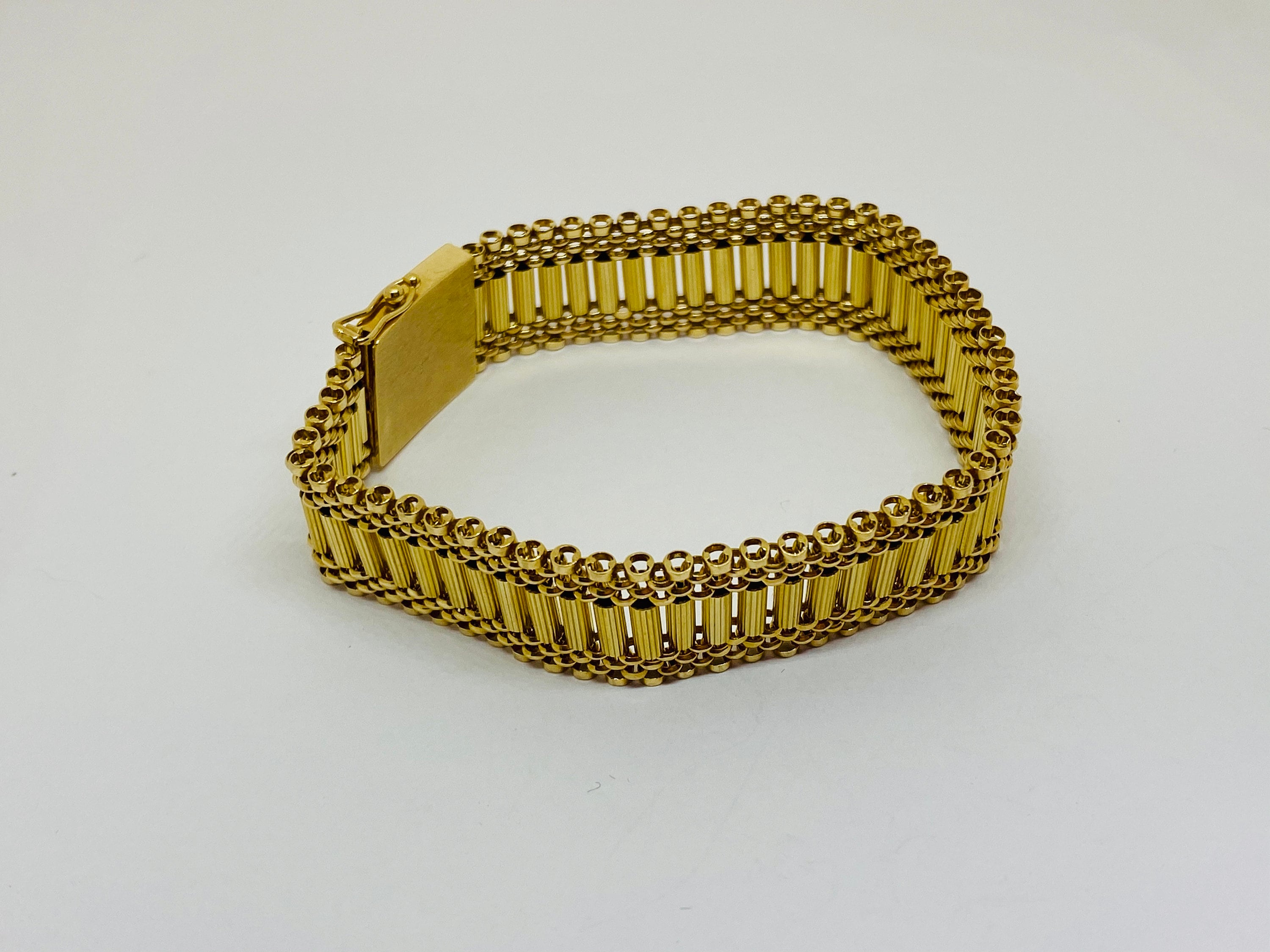 14K Yellow Gold Bracelet (7 Inches) *VINTAGE* - Etsy