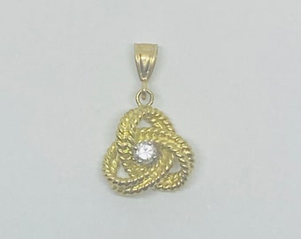18K (High-Karat) Yellow Gold + Diamond Pendant/Charm *VINTAGE*
