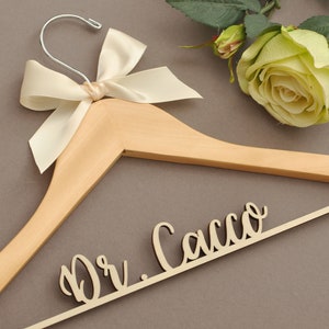 Personalized Wedding Dress Hanger: Bridal Shower Gift