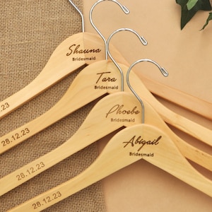 wedding hangers,  bridesmaid hangers, wedding name hangers, bridal hangers, bridesmaid gifts,personalized hanger