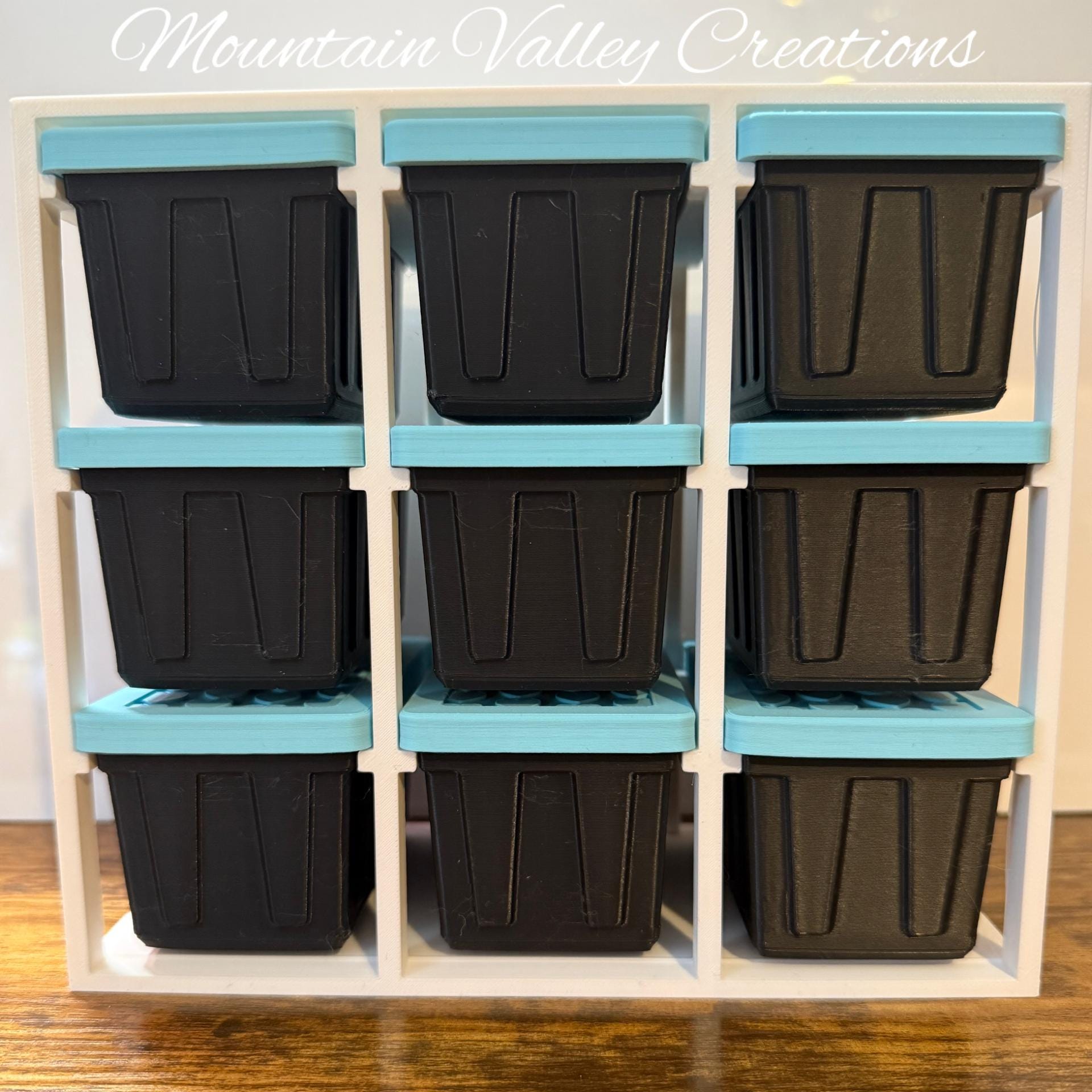 Mini Storage Boxes Rack Mini Storage Totes and Rack - Etsy