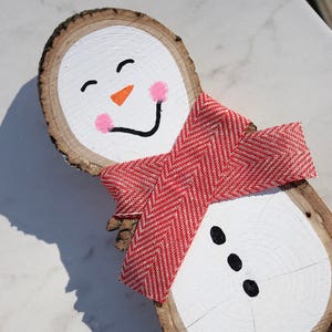 Wooden Snowman
