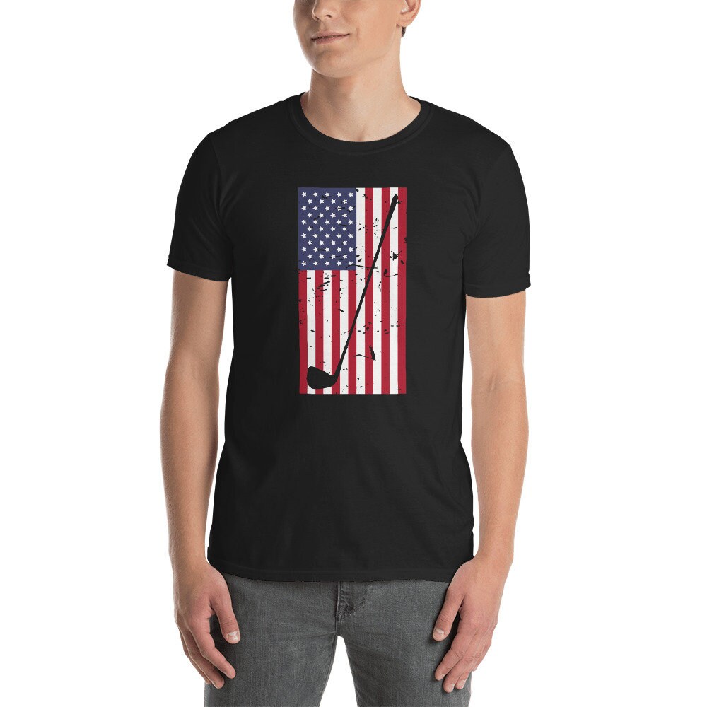 us flag golf shirts