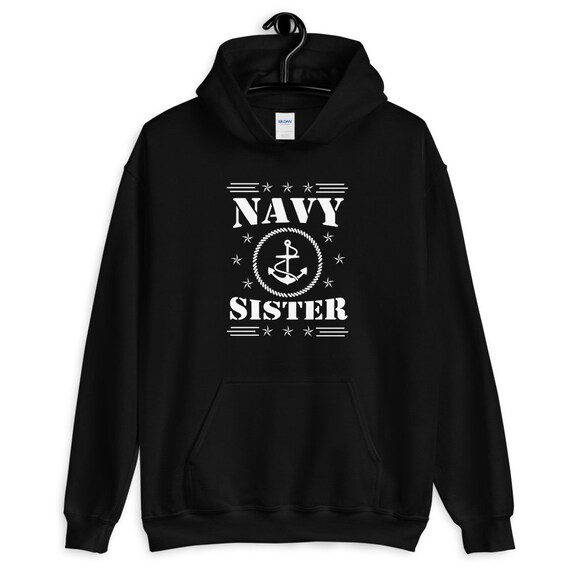 navy sister hoodie